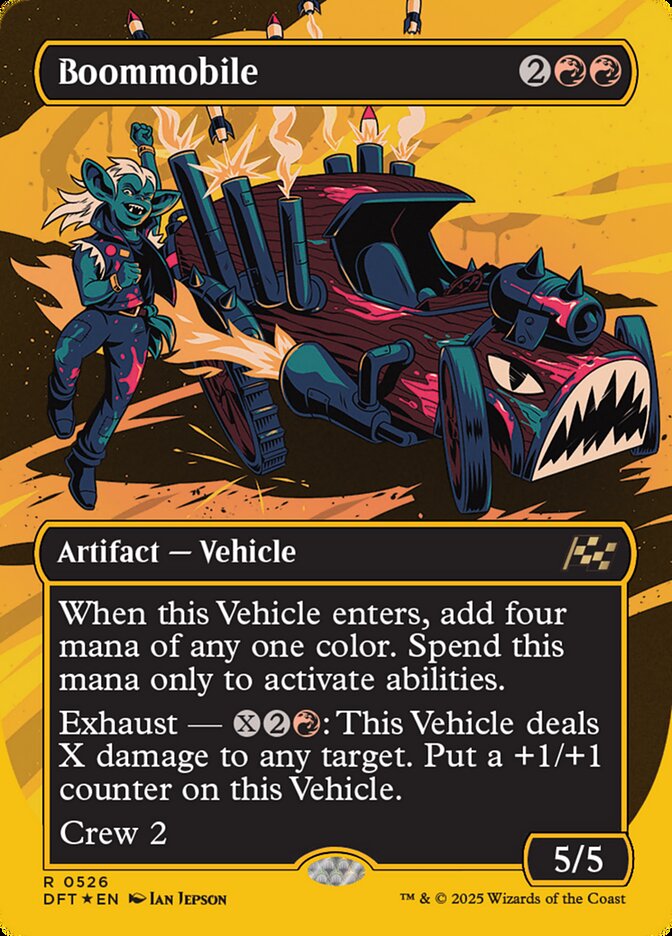 Boommobile - [First Place Foil, Borderless] Aetherdrift (DFT)