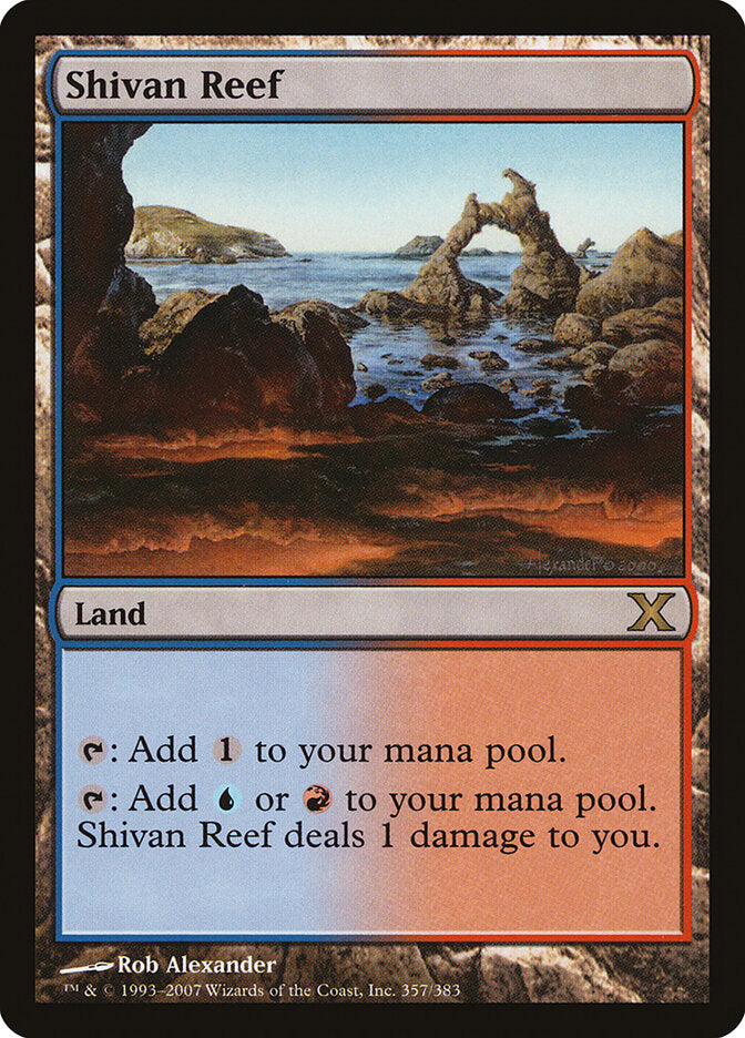 Shivan Reef (357) - Tenth Edition (10E)