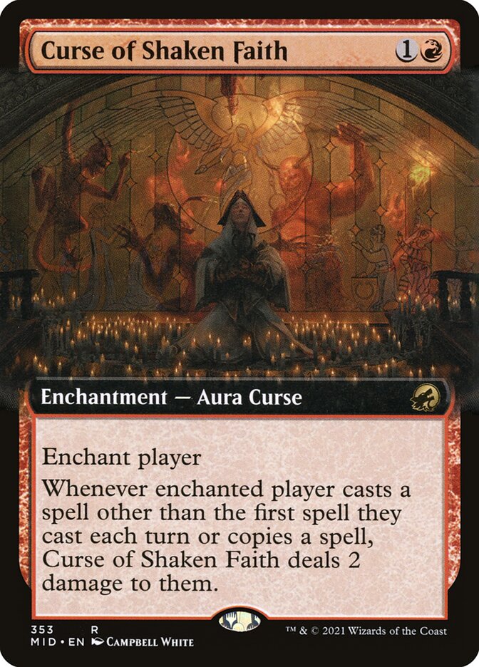 Curse of Shaken Faith (353) - Innistrad: Midnight Hunt (MID)