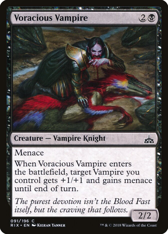 Voracious Vampire (91) - Rivals of Ixalan (RIX)