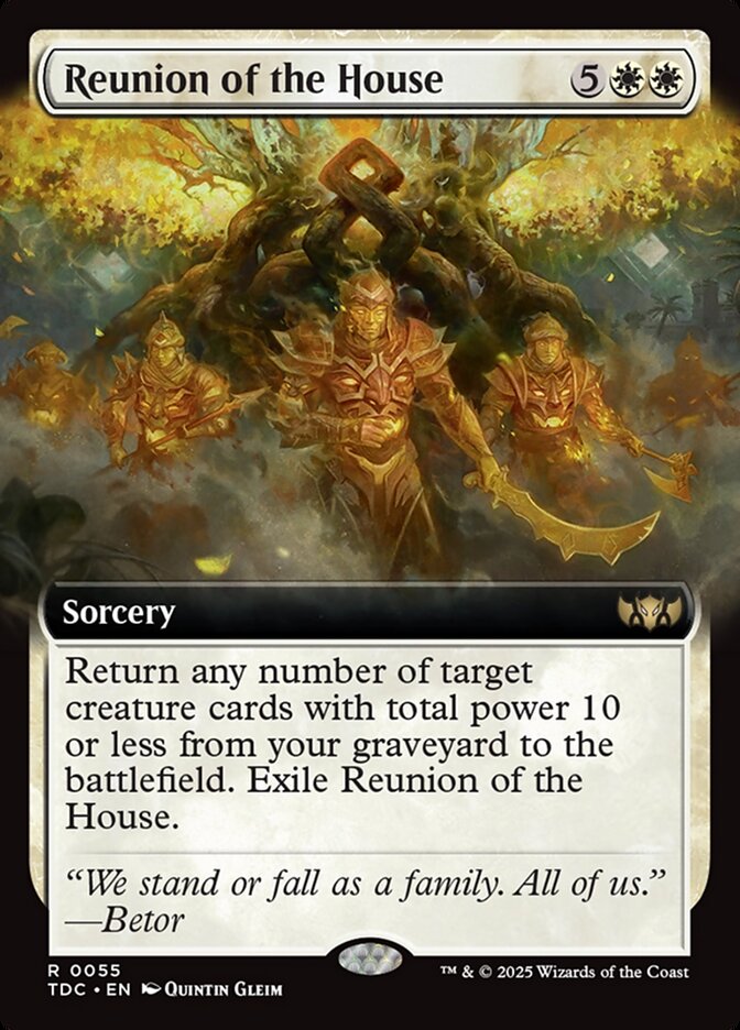 Reunion of the House - [Extended Art] Tarkir: Dragonstorm Commander (TDC)