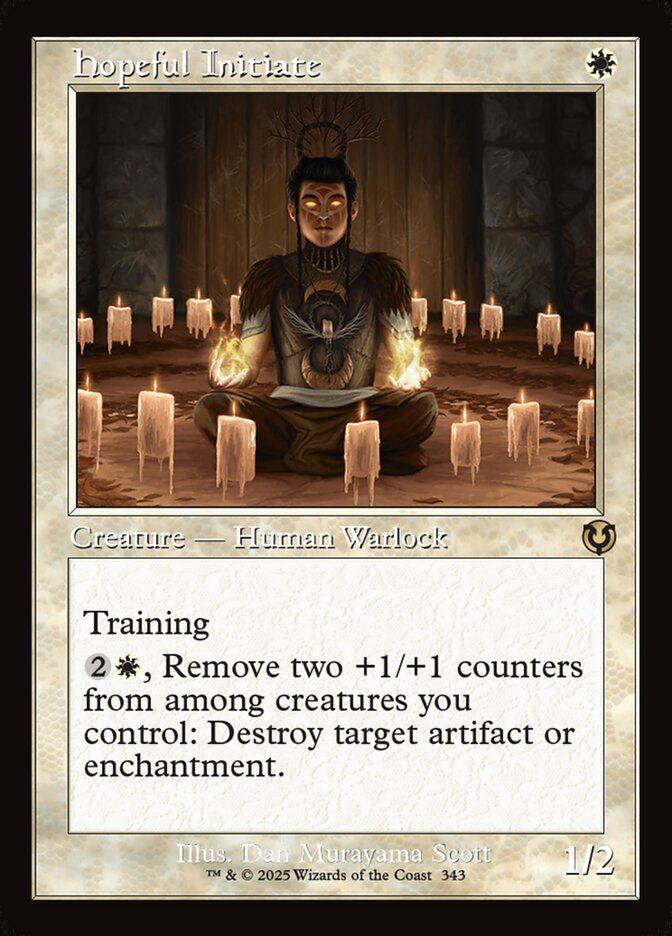 Hopeful Initiate - [Retro Frame] Innistrad Remastered (INR)