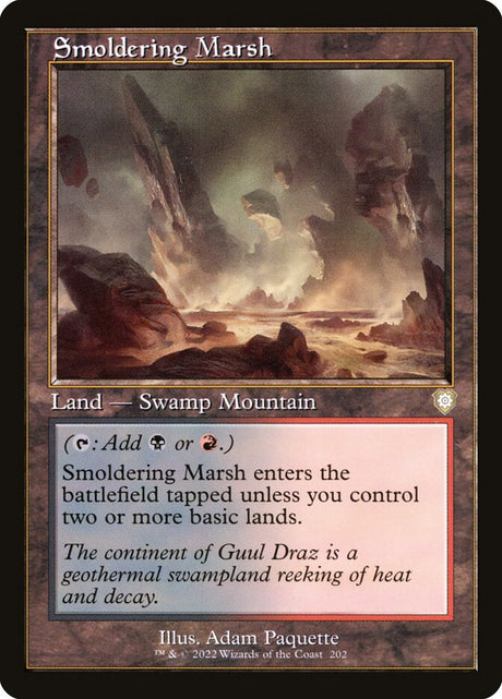 Smoldering Marsh (202) - The Brothers' War Commander (BRC)