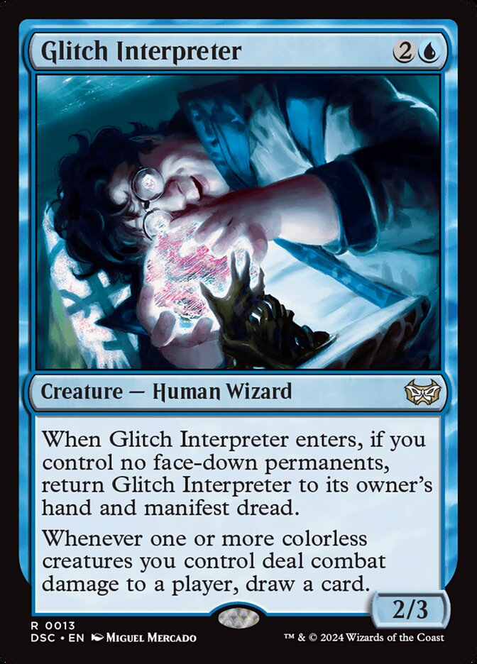 Glitch Interpreter (13) - Duskmourn: House of Horror Commander (DSC)