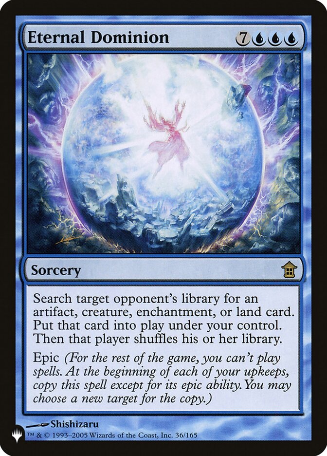 Eternal Dominion (SOK-36) - The List (PLST)
