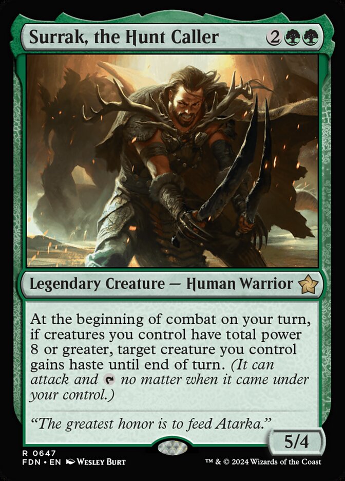 Surrak, the Hunt Caller (647) - Foundations (FDN)