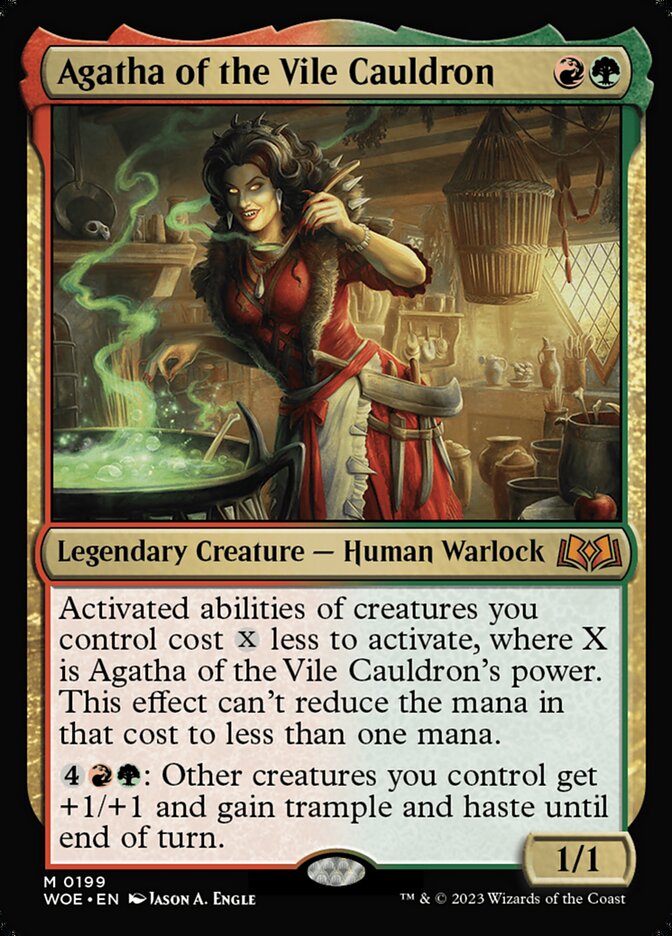Agatha of the Vile Cauldron (199) - Wilds of Eldraine (WOE)