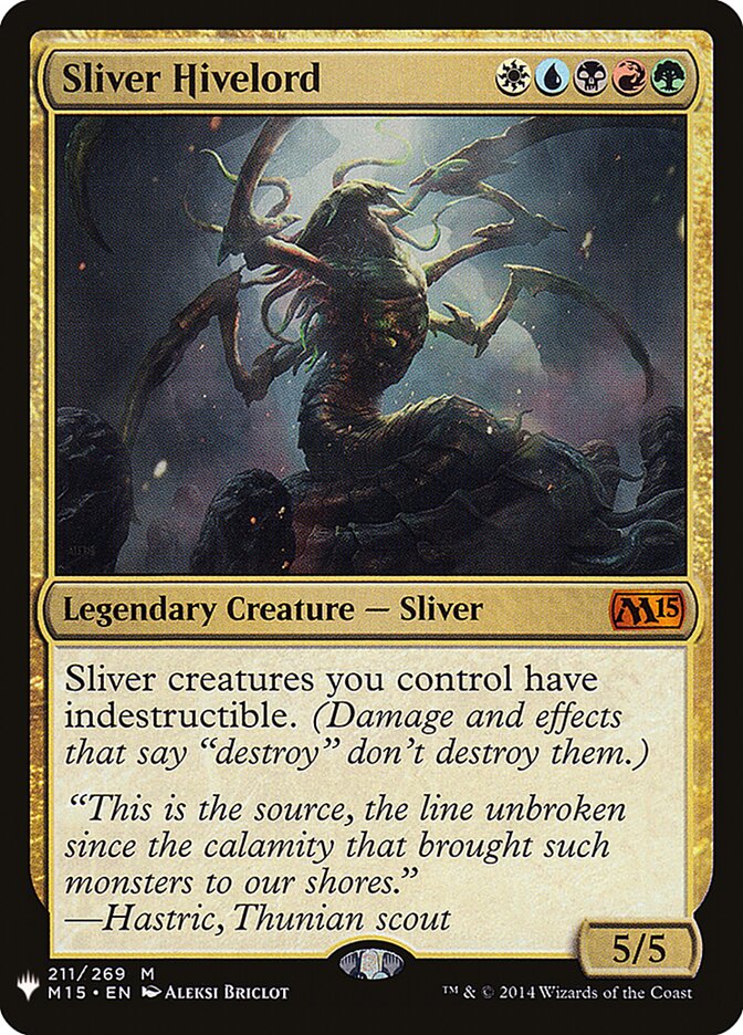 Sliver Hivelord (M15-211) - The List (PLST)