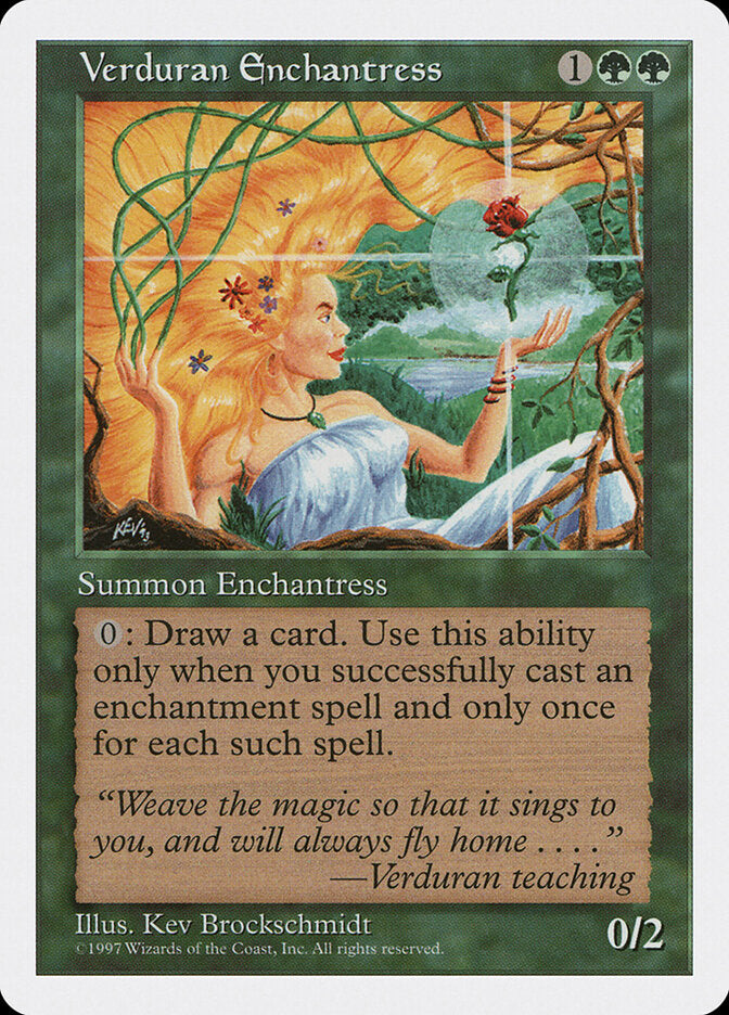 Verduran Enchantress (337) - Fifth Edition (5ED)