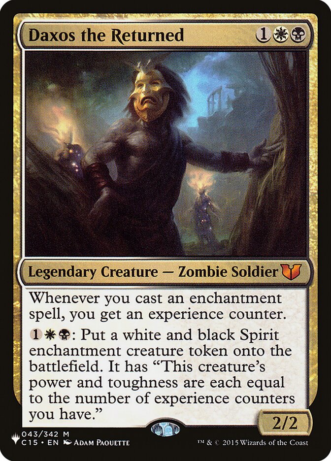 Daxos the Returned (C15-43) - The List (PLST)