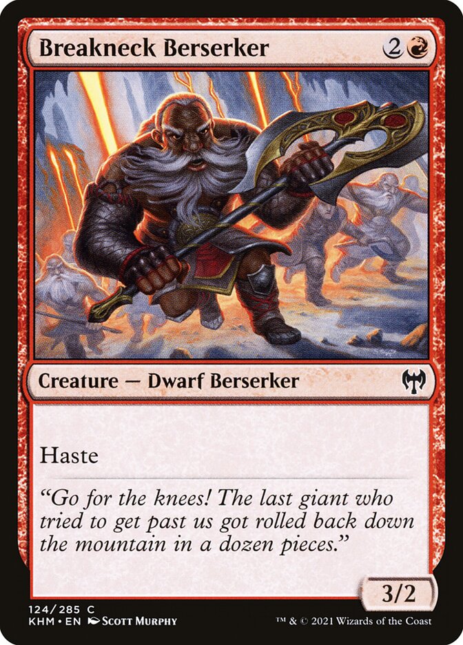 Breakneck Berserker (124) - Kaldheim (KHM)