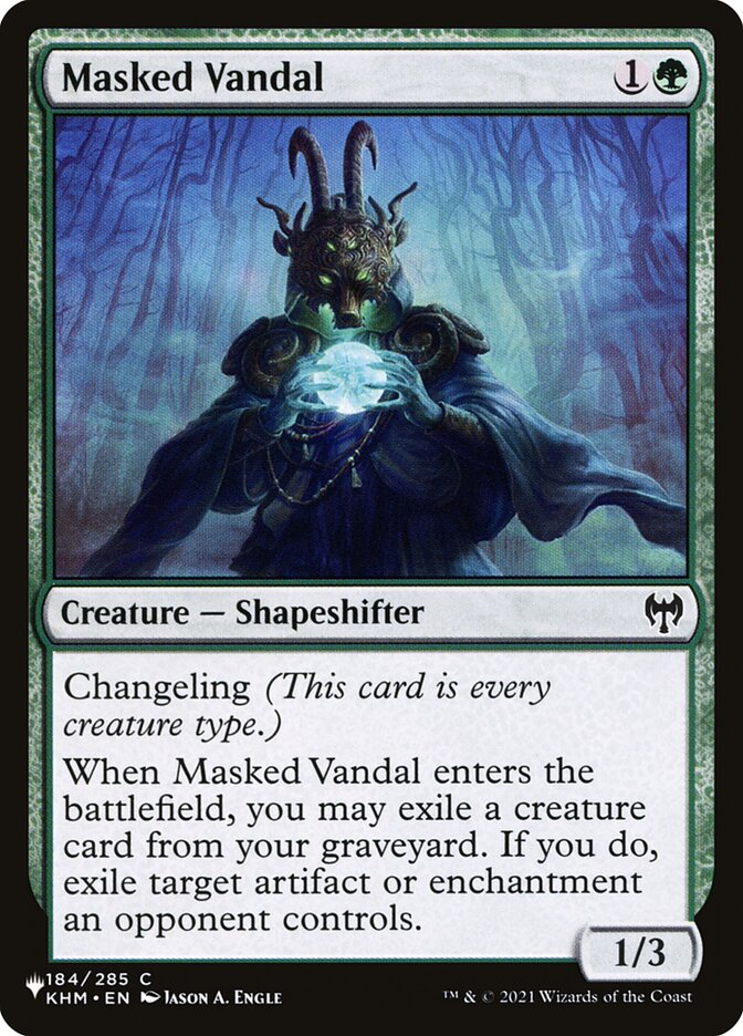 Masked Vandal (KHM-184) - The List (PLST)