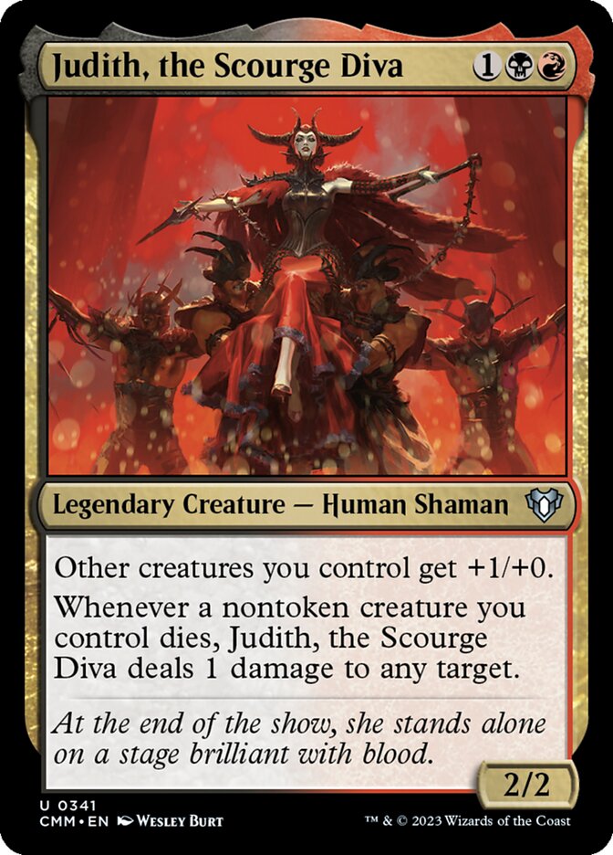 Judith, the Scourge Diva (341) - Commander Masters (CMM)