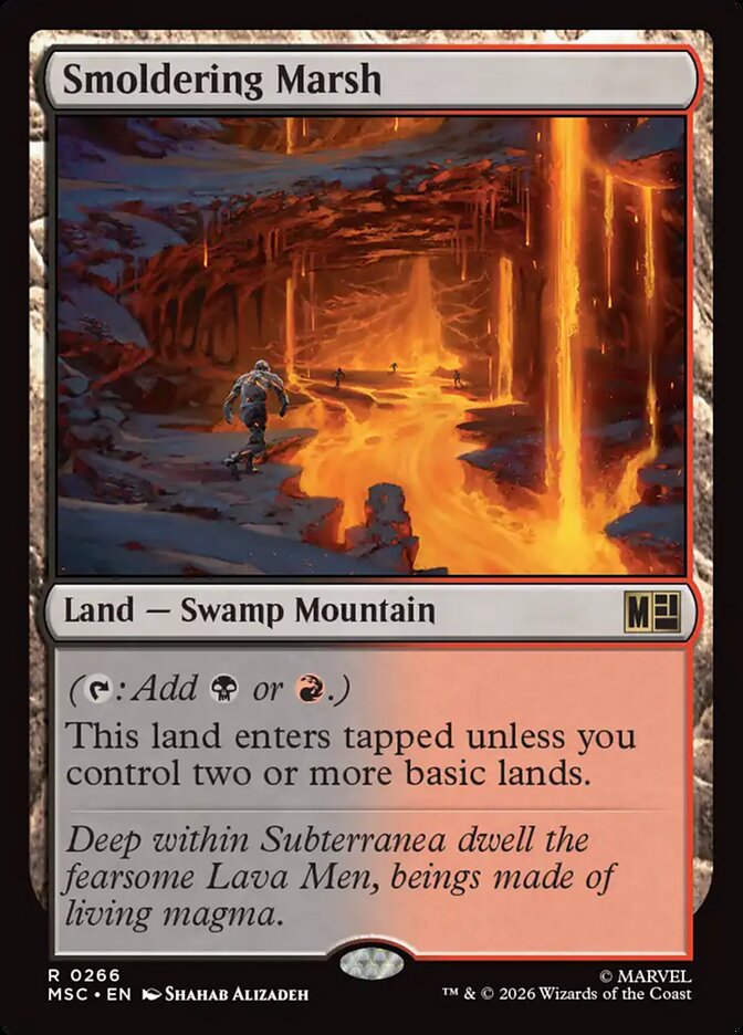 Smoldering Marsh (266) - Marvel Super Heroes Commander (MSC)