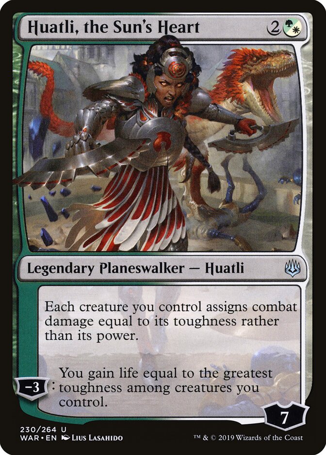 Huatli, the Sun's Heart (230) - War of the Spark (WAR)