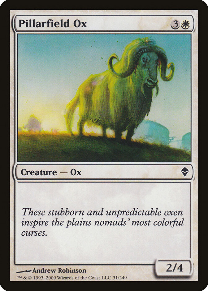 Pillarfield Ox (31) - Zendikar (ZEN)