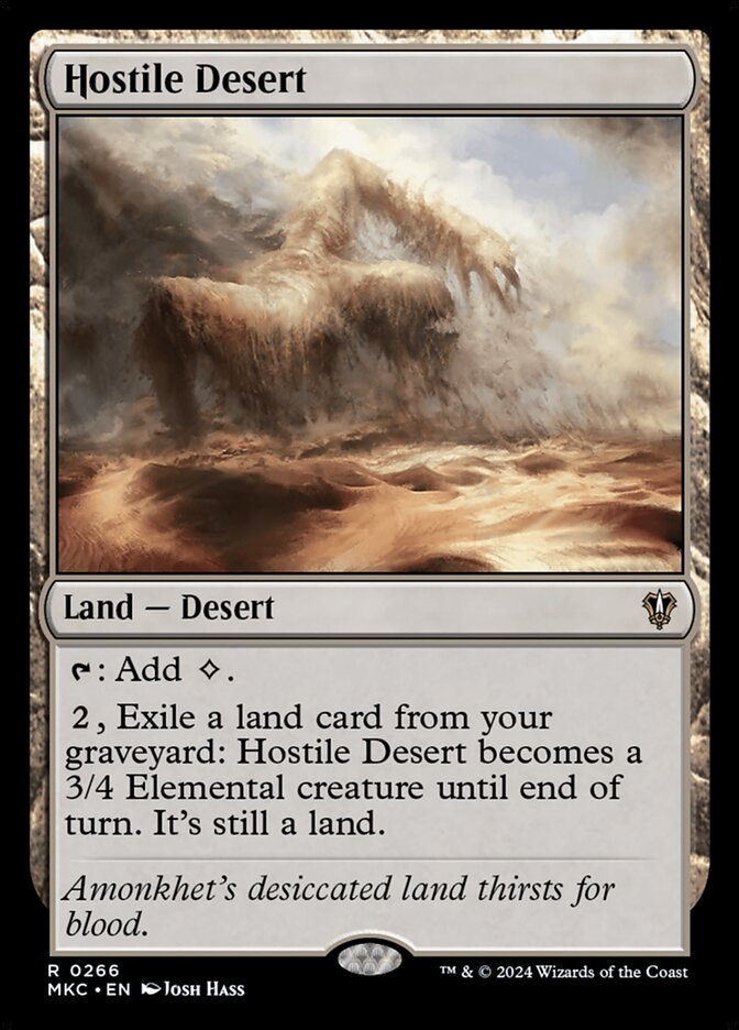 Hostile Desert (266) - Murders at Karlov Manor Commander (MKC)