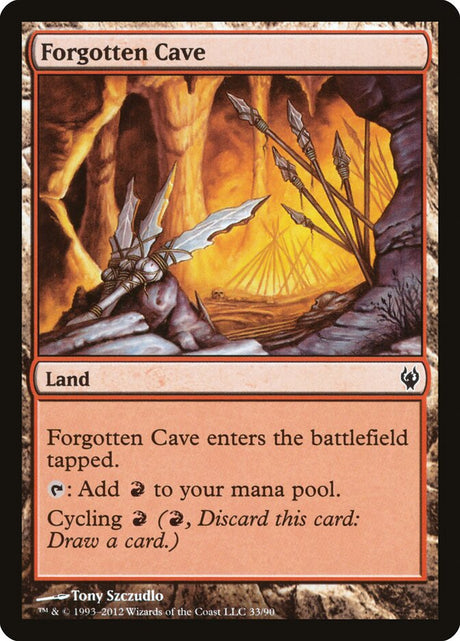 Forgotten Cave (33) - Duel Decks: Izzet vs. Golgari (DDJ)