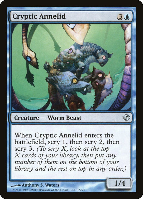 Cryptic Annelid (15) - Duel Decks: Venser vs. Koth (DDI)