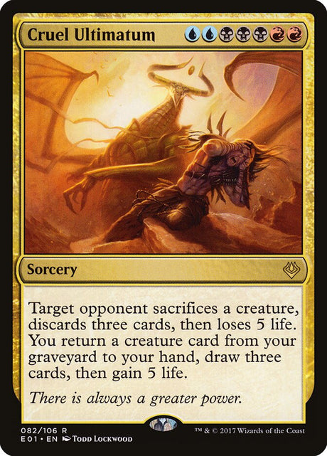Cruel Ultimatum (82) - Archenemy: Nicol Bolas (E01)