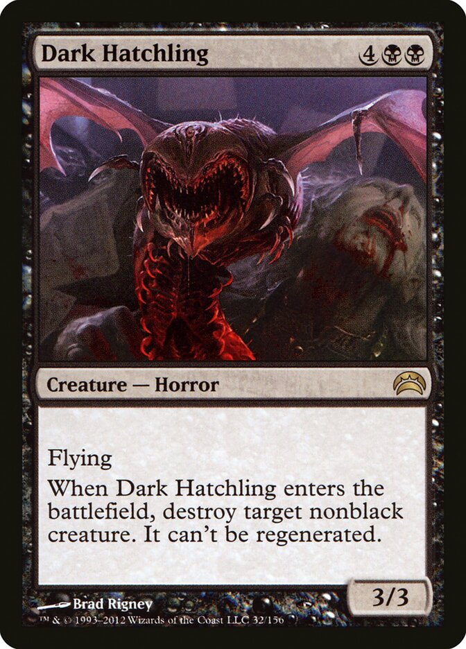 Dark Hatchling (32) - Planechase 2012 (PC2)