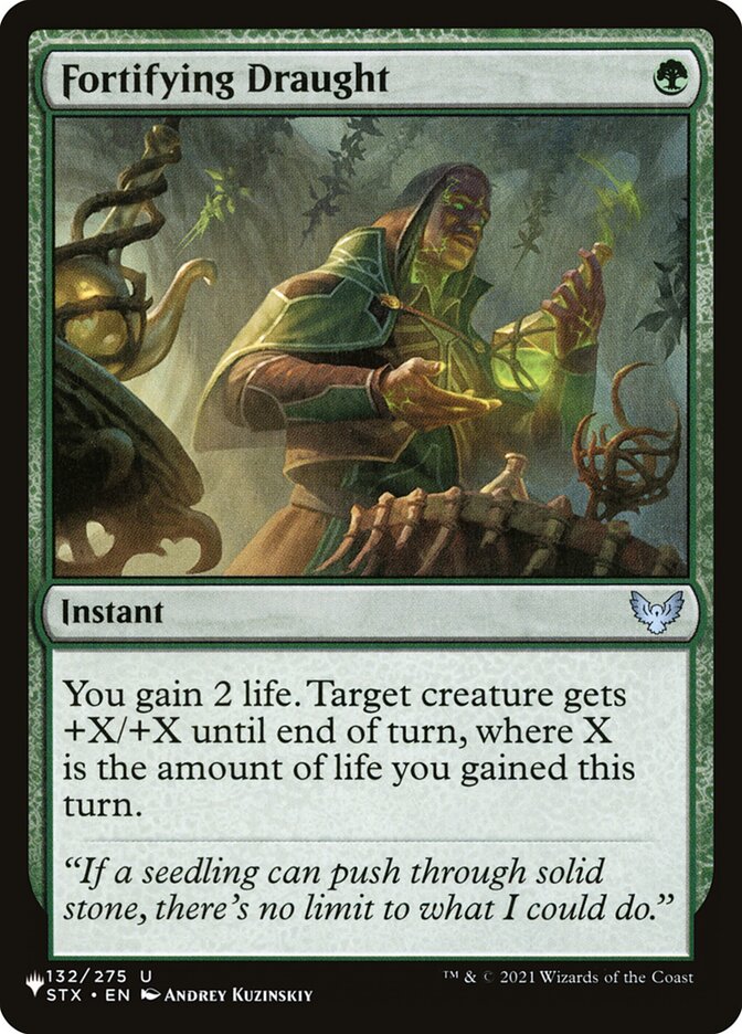 Fortifying Draught (STX-132) - The List (PLST)