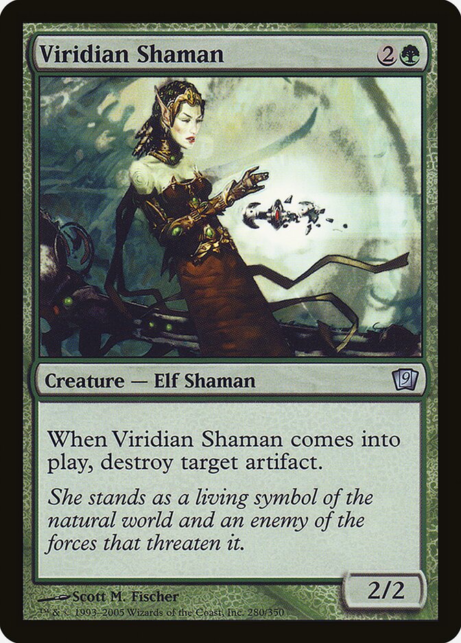 Viridian Shaman (280) - Ninth Edition (9ED)