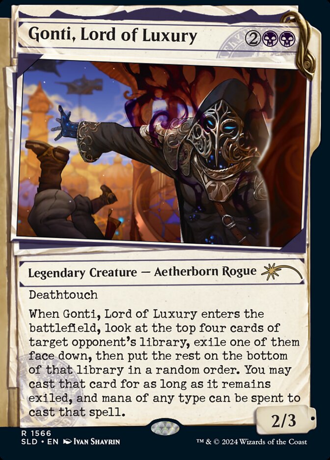 Gonti, Lord of Luxury (1566) - [Showcase] Secret Lair Drop (SLD)
