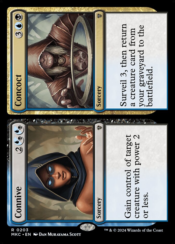 Connive // Concoct (203) - Murders at Karlov Manor Commander (MKC)