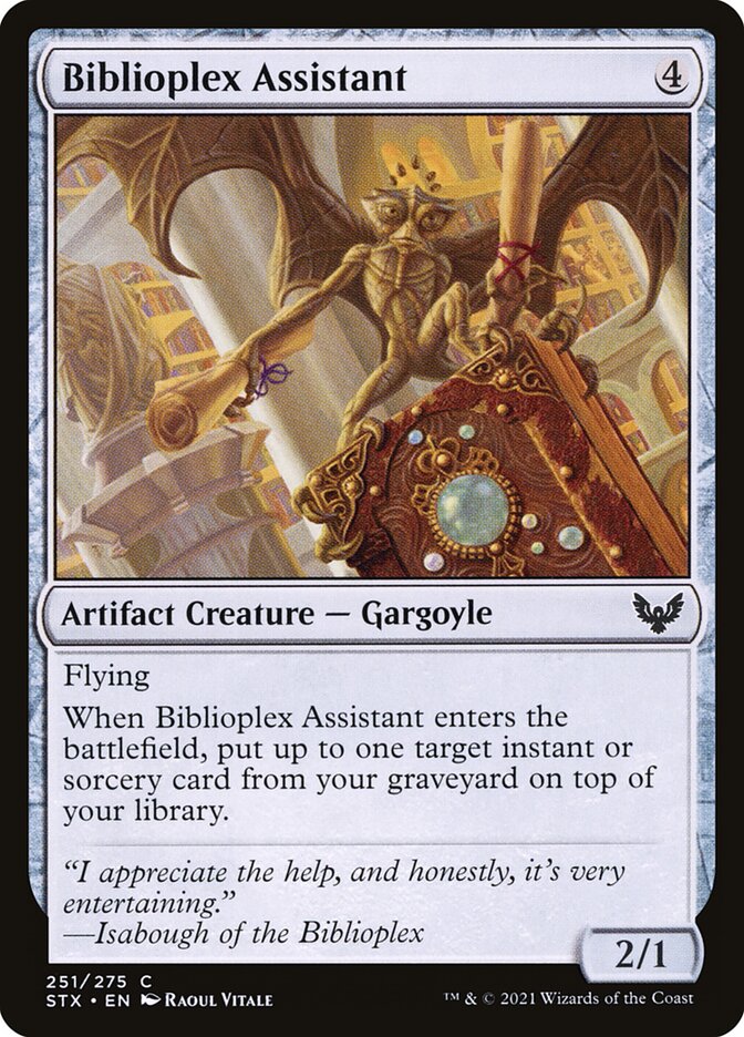Biblioplex Assistant (251) - Strixhaven: School of Mages (STX)