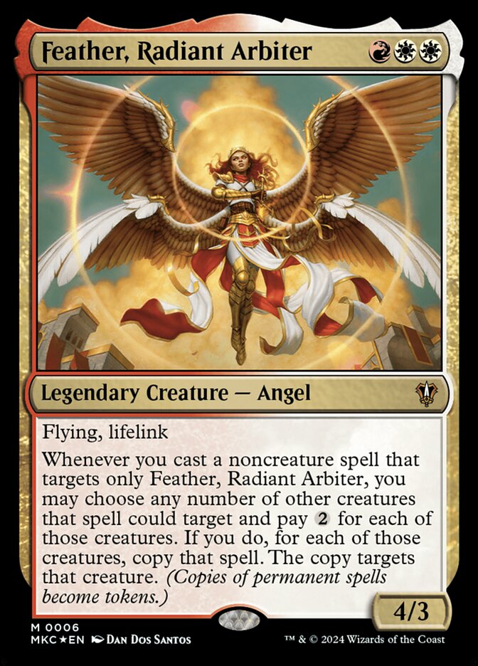 Feather, Radiant Arbiter (6) - Murders at Karlov Manor Commander (MKC)