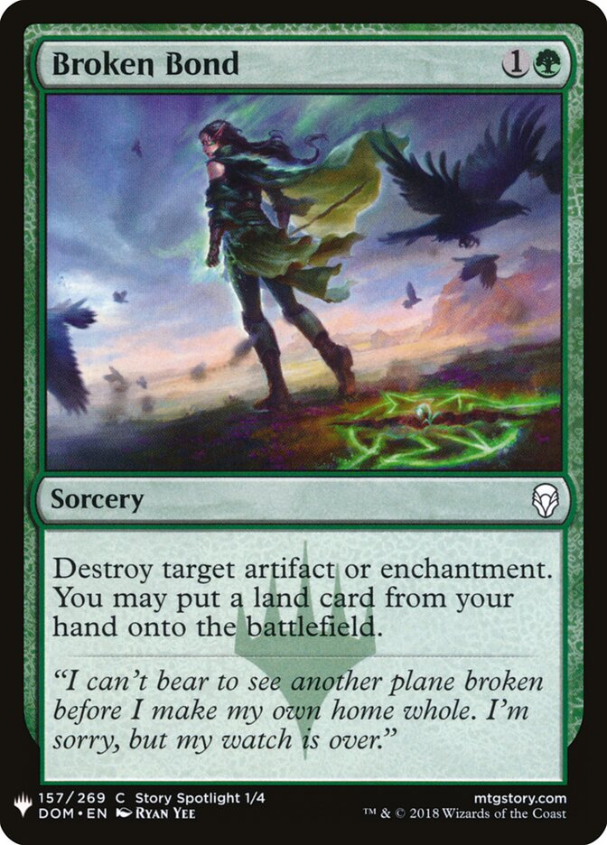 Broken Bond (DOM-157) - The List (PLST)