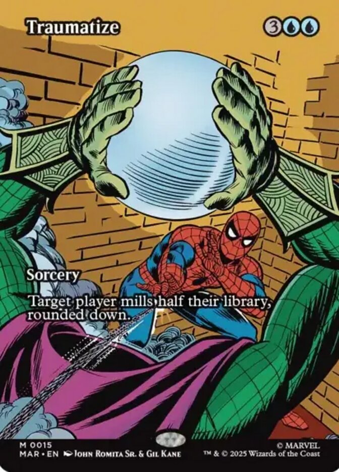Traumatize (15) - [Foil, Borderless] Marvel Universe (MAR)