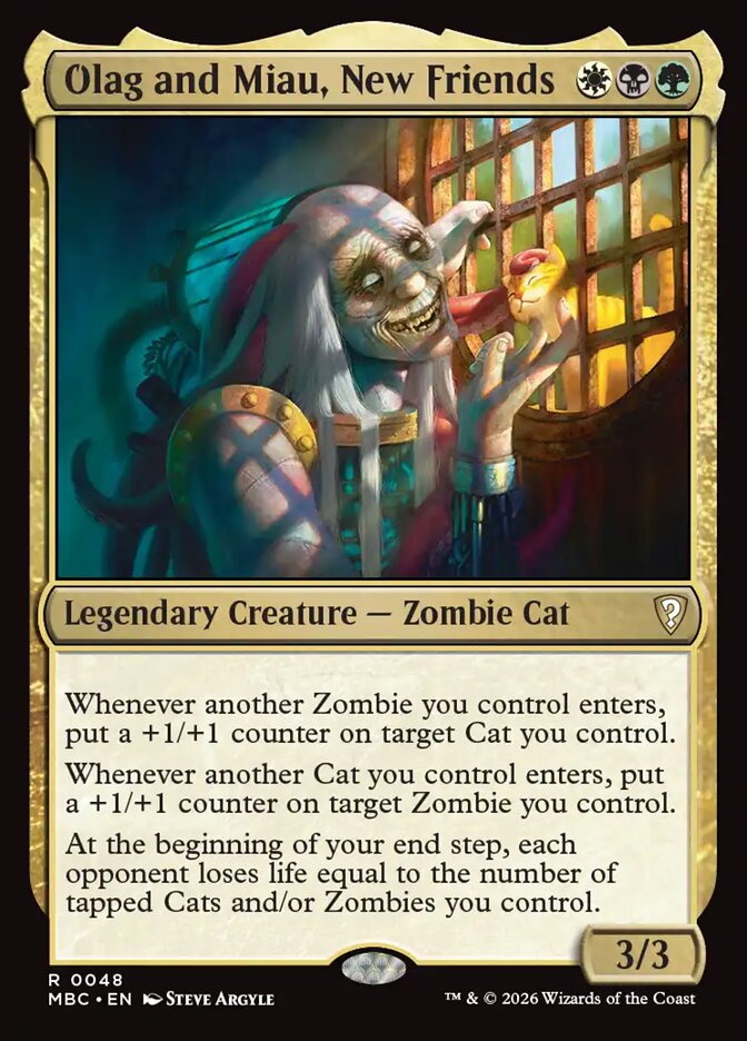 Olag and Miau, New Friends (48) - Mystery Booster Commander Edition (MBC)