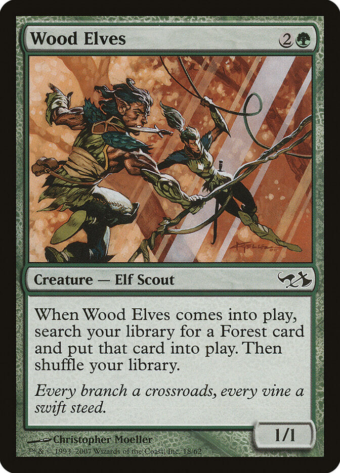 Wood Elves (18) - Duel Decks: Elves vs. Goblins (DD1)