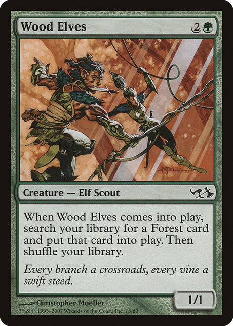 Wood Elves (18) - Duel Decks: Elves vs. Goblins (DD1)
