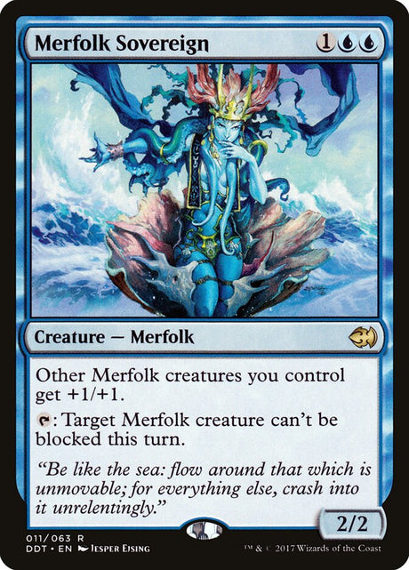 Merfolk Sovereign (11) - Duel Decks: Merfolk vs. Goblins (DDT)
