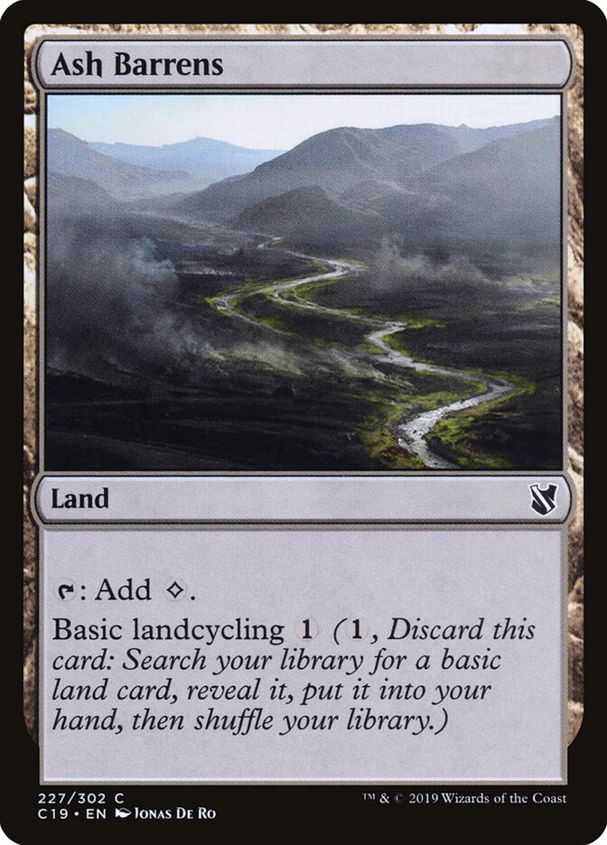 Ash Barrens (227) - Commander 2019 (C19)