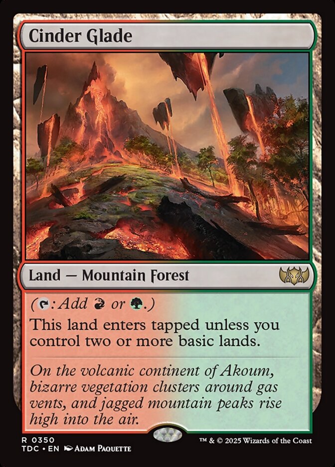 Cinder Glade - Tarkir: Dragonstorm Commander (TDC)