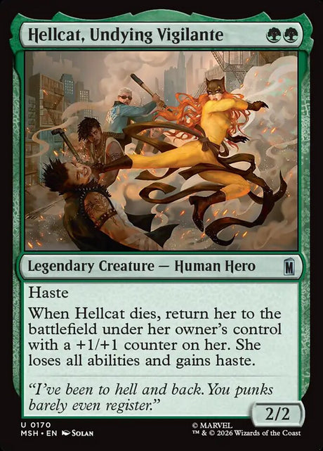 Hellcat, Undying Vigilante (170) - Marvel Super Heroes (MSH)