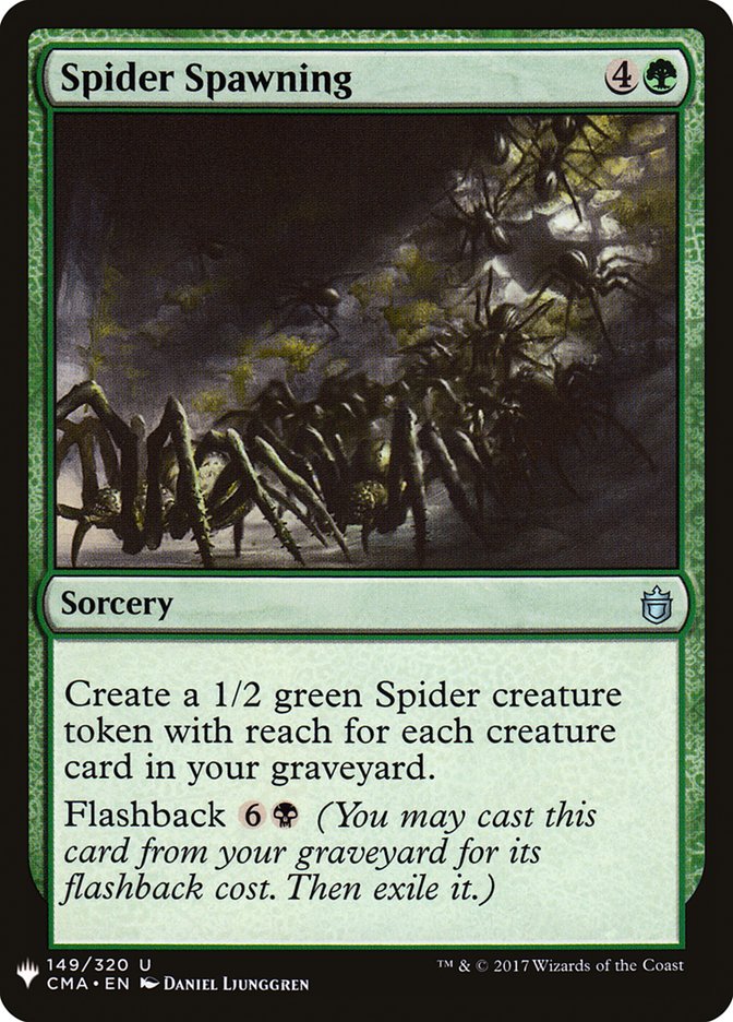 Spider Spawning - The List (PLST)