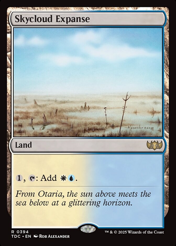Skycloud Expanse - Tarkir: Dragonstorm Commander (TDC)