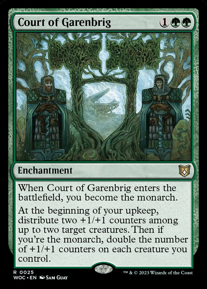 Court of Garenbrig (25) - Wilds of Eldraine Commander (WOC)