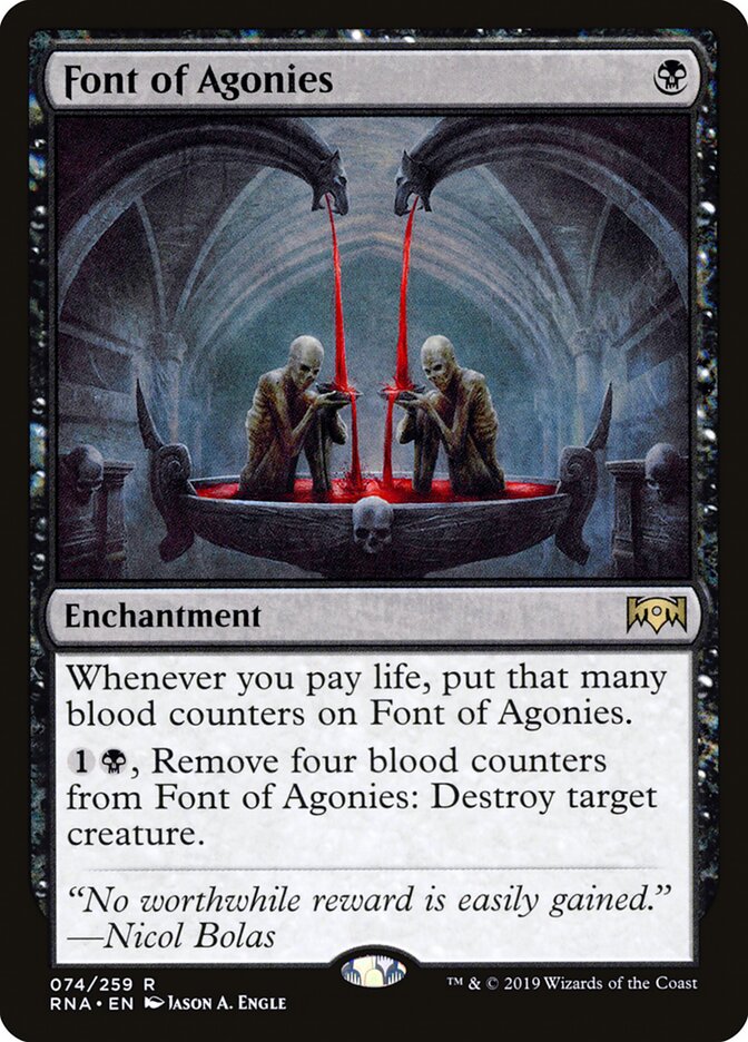 Font of Agonies (74) - Ravnica Allegiance (RNA)