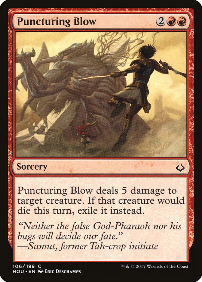 Puncturing Blow (106) - Hour of Devastation (HOU)
