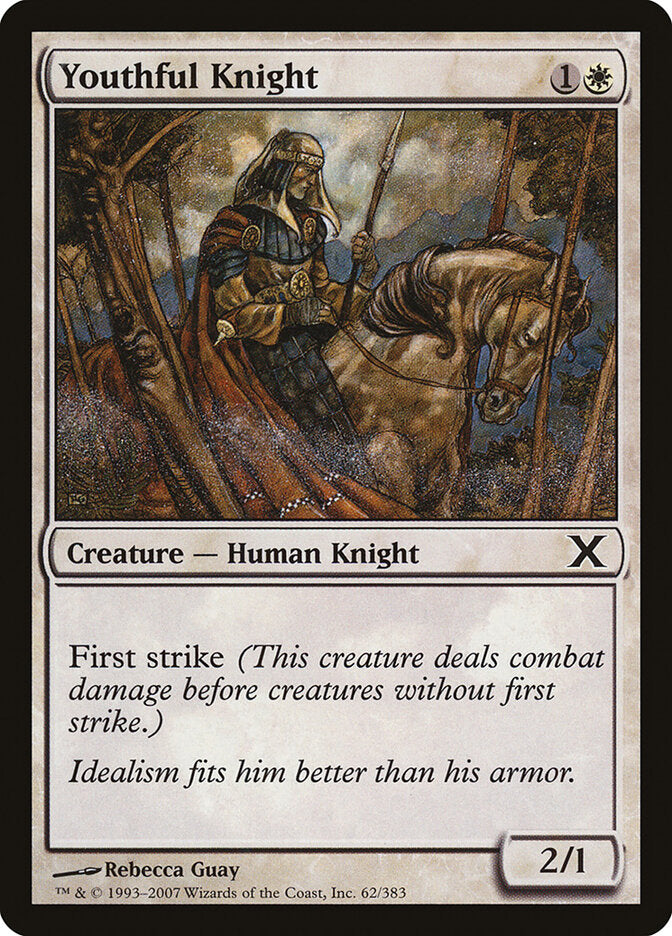 Youthful Knight (62) - Tenth Edition (10E)