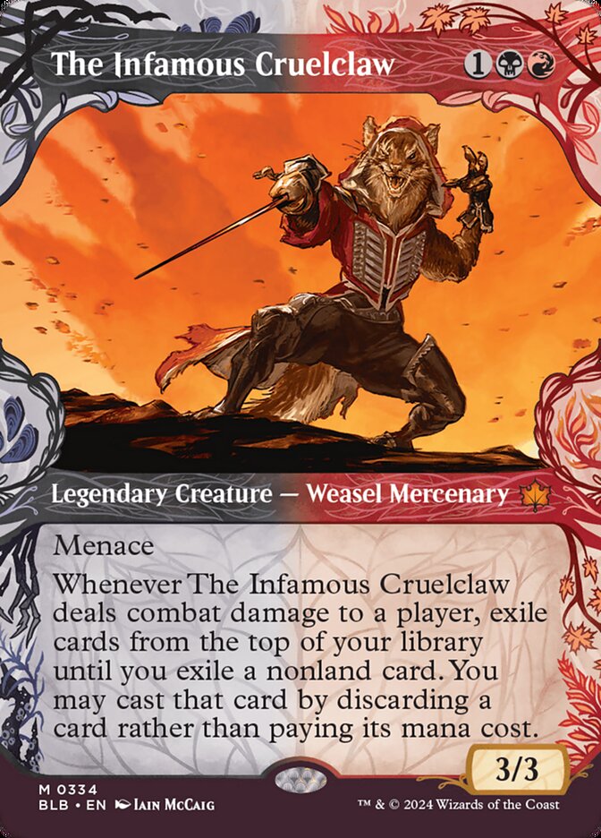 The Infamous Cruelclaw (334) - Bloomburrow (BLB)