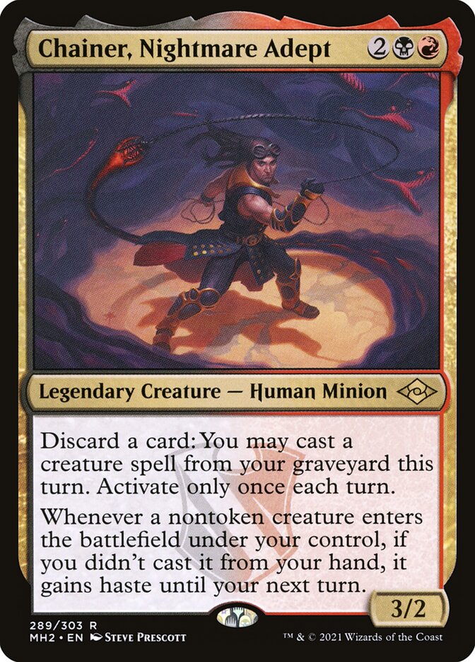Chainer, Nightmare Adept (289) - Modern Horizons 2 (MH2)