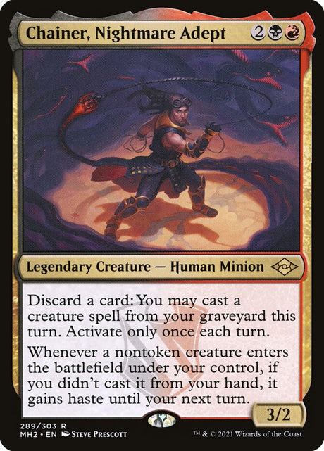Chainer, Nightmare Adept (289) - Modern Horizons 2 (MH2)