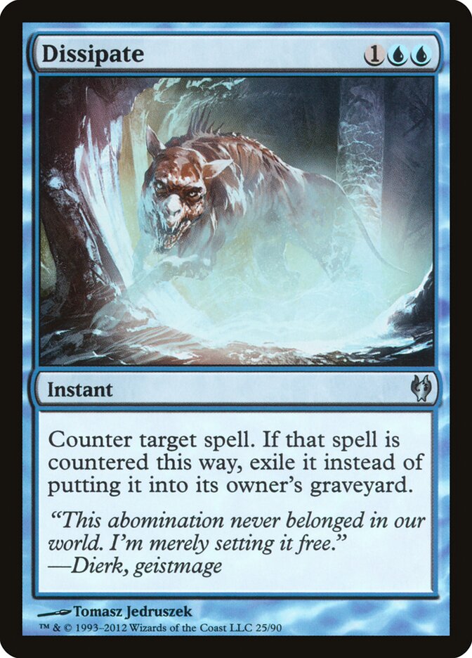 Dissipate (25) - Duel Decks: Izzet vs. Golgari (DDJ)